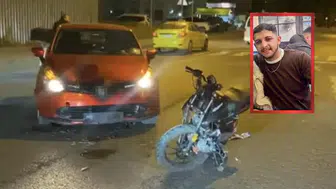 Lüleburgaz'da otomobil ile motosiklet çarpıştı : Genç sürücü öldü