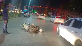 Manisa'da iki motosiklet çarpıştı : Polis memuru yaşamını yitirdi