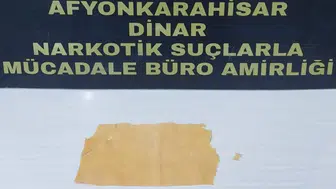 Afyonkarahisar'da şüpheli araç incelendi , içinden uyuşturucu çıktı