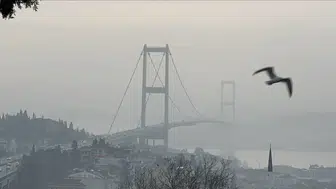 İstanbul'da sis : Görüş mesafesi azaldı