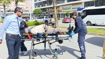 Antalya'da aynı istikamette giden 2 motosiklet çarpıştı