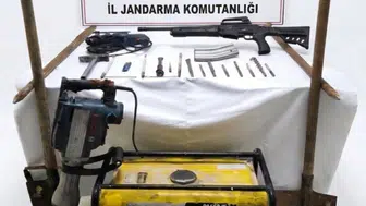 Diyarbakır'da kaçak kazı operasyonu : 5 kişi suçüstü yakalandı