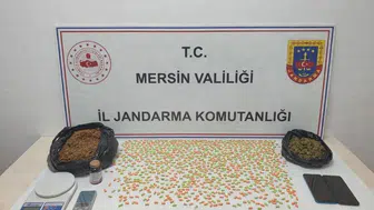 Mersin Erdemli'de uyuşturucu operasyonu : 2 şüpheli yakalandı
