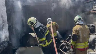 Hatay'da bir iş yerinde yangın çıktı