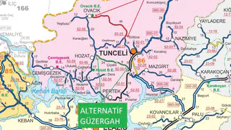 Tunceli - Ovacık kara yolu trafiğe kapatılacak