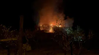 Tokat'ta evde korkutan yangın