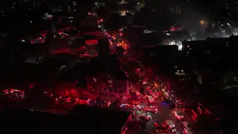 New York'ta tarihi bir kilisede yangın çıktı