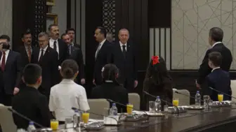 Cumhurbaşkanı Erdoğan, Bakan Tekin ve çocukları kabul etti