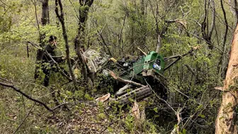 Samsun'da kaza : Traktör uçurumdan yuvarlandı