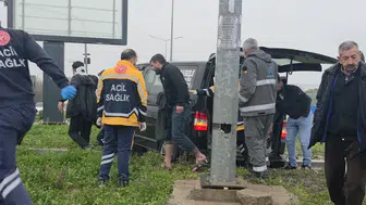 Diyarbakır Ergani’de iki araç çarpıştı : 4 yaralı