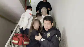 Aksaray'da apartman terasında korkutan yangın : Bina tahliye edildi