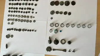 Sivas Gürün'de çöplükte 128 parça tarihi eser bulundu