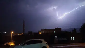 Batman Gercüş'te ışık patlamaları etkili oldu