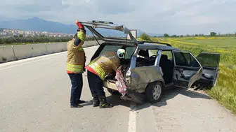Hatay’da Tofaş tırla çarpıştı : 2 yaralı