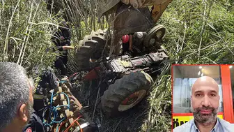 Antalya'da traktörün altında kalan emekli polis hayatını kaybetti