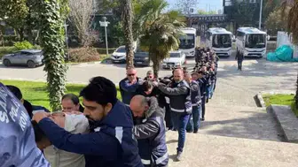 3 ilde suç örgütü operasyonu : 25 şüpheliye gözaltı