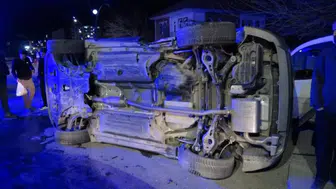 Malatya Battalgazi'de iki otomobil çarpıştı : 4 yaralı