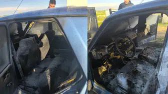 Adıyaman'da yangın : Otomobil alev aldı