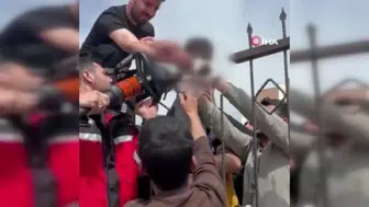 Demir korkuluk, çocuğun koluna saplandı