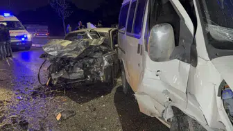 Samsun'da zincirleme kaza : 2'si çocuk 6 yaralı