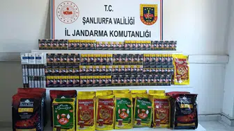 Şanlıurfa'da kaçak çay ve sigara operasyonu : 24 kişiye işlem yapıldı
