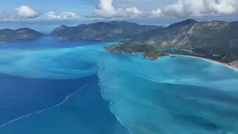 Ölüdeniz'in rengi değişti