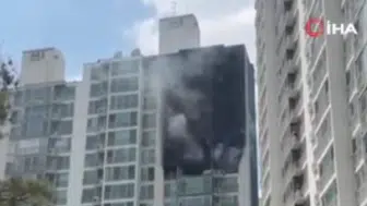 Güney Kore'de apartmanda yangın çıktı : 2 ölü, 6 yaralı