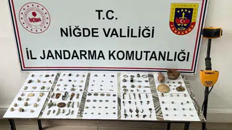 Niğde'de Anadolu Mirası operasyonu : 145 parça tarihi eser ele geçirildi