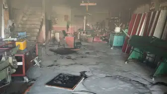 Gümüşhane'de sobaya dökülen tiner faciaya neden oldu