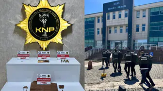 Kars'ta uyuşturucu operasyonu : 4 tutuklu