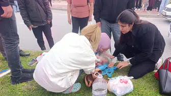 Antalya Manavgat'ta korkutan kaza : Yola fırlayan 5 yaşındaki çocuğa otomobil çarptı