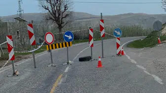 Adıyaman'da göçük : Kara yolu ulaşıma kapandı