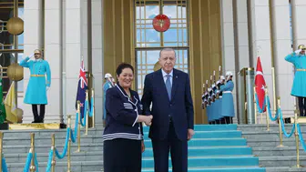 Cumhurbaşkanı Erdoğan, Yeni Zelanda Genel Valisi'ni kabul etti