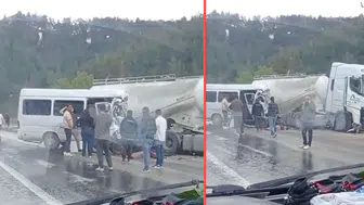 Antalya- Isparta karayolunda korkunç kaza : 7 ölü, 7 yaralı