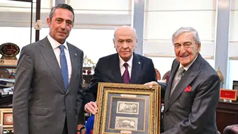 Bahçeli, Rahmi Koç ve Ali Koç’u kabul etti