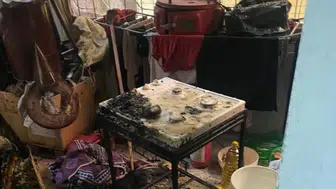 Siirt'te apartman dairesinde yangın : Ev kullanılamaz hale geldi