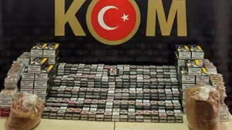 Bilecik'te kaçak tütün operasyonu : Binlerce makaron ele geçirildi