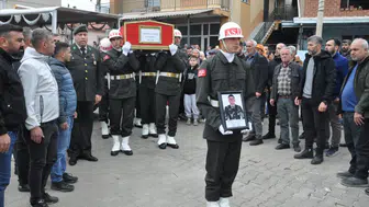 Balıkesir'deki kazada ölen uzman çavuş son yolculuğuna uğurlandı