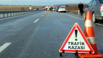 Tekirdağ’da feci motosiklet kazası : Sürücü hayatını kaybetti