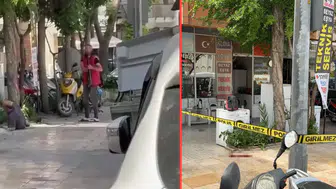 Husumetlisini vuran şahıs, polis gelene kadar başında bekledi