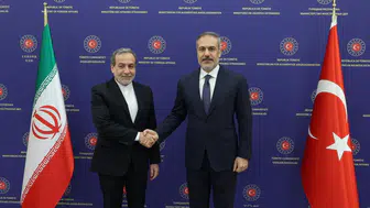 Bakan Fidan, İranlı mevkidaşı Arakçi ile görüştü
