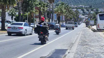 Tatil bitti, Bodrum'da 25 binden fazla araç çıkış yaptı
