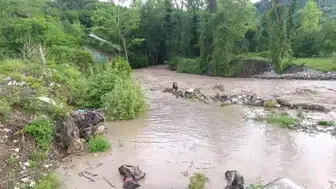 Zonguldak'ta taşkın riskine karşı 3 köyün köprüsü ulaşıma kapandı