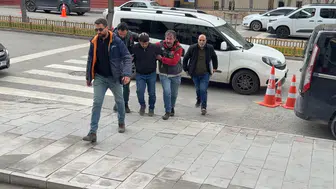 Erzurum'da 1 kişiyi öldürüp, 1 kişiyi yaralayan zanlı adliyeye sevk edildi