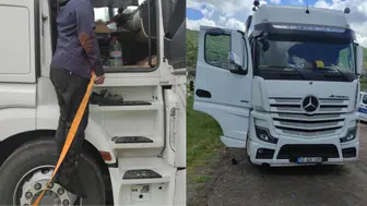 Tır sürücüsü, aracında asılı halde ölü bulundu