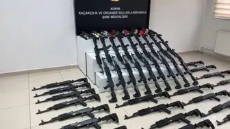 Konya'da silah operasyonu : 11 gözaltı