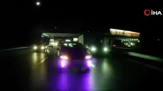 Bursa'da bir araç makas atarak trafiği tehlikeye düşürdü