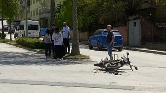 Kastamonu Taşköprü'de motosiklet kazası : 1 yaralı