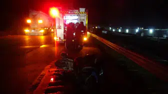 Kilis'te motosiklet ile kamyonet çarpıştı : 1 ağır yaralı