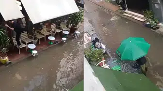 İzmit'te sağanak hayatı olumsuz etkiledi